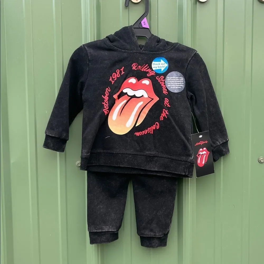 Baby Boys Graphic Hoodie & Jogger Pants 4, 2-Piece Sets Size 12M
